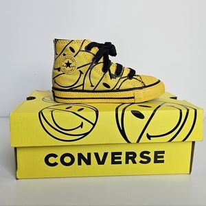 COPY - Rare Converse Chuck Taylor Smiley Face Infant Size US 8